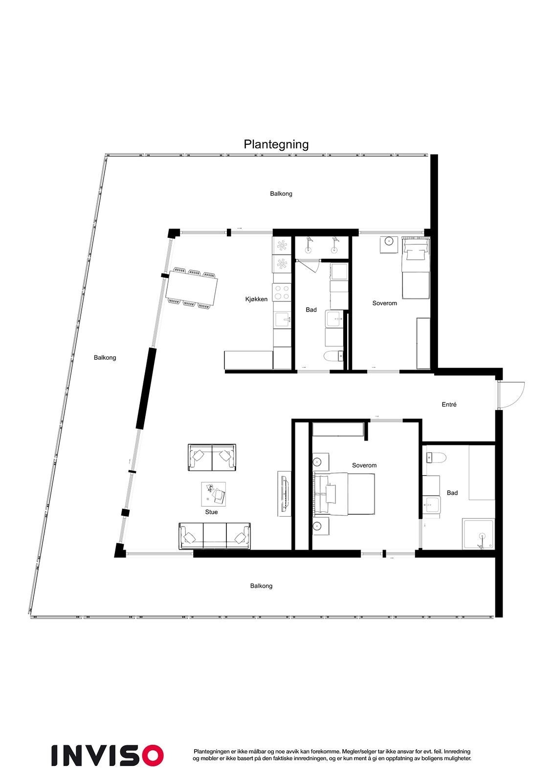 Plantegning Galleribilde