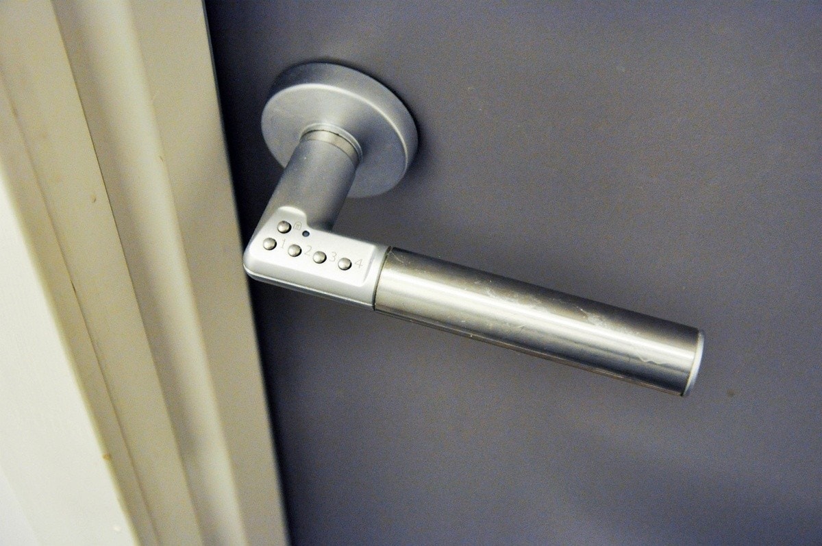 Kodelåser på alle rom og inngangsdører Galleribilde