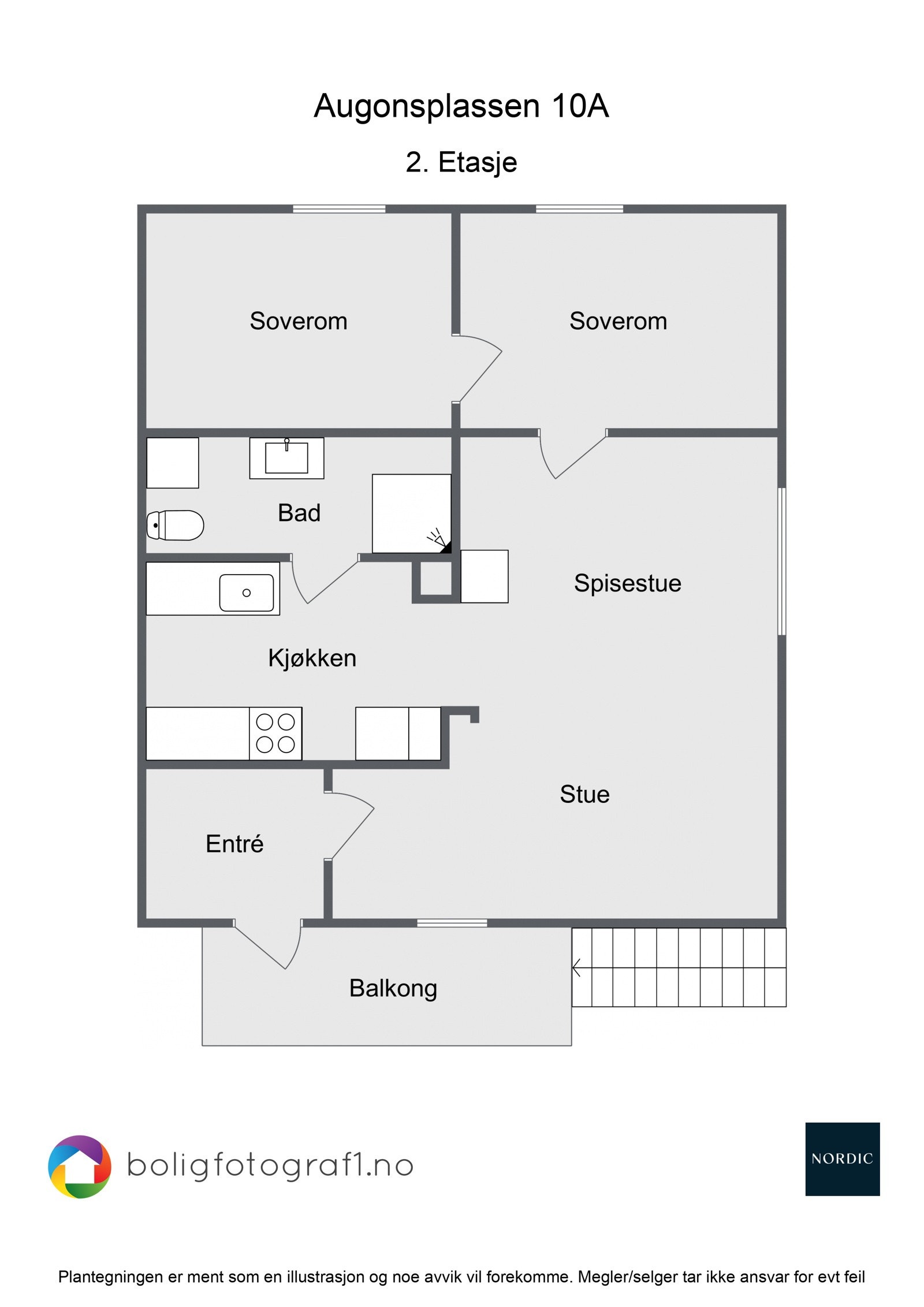 Plantegning Galleribilde