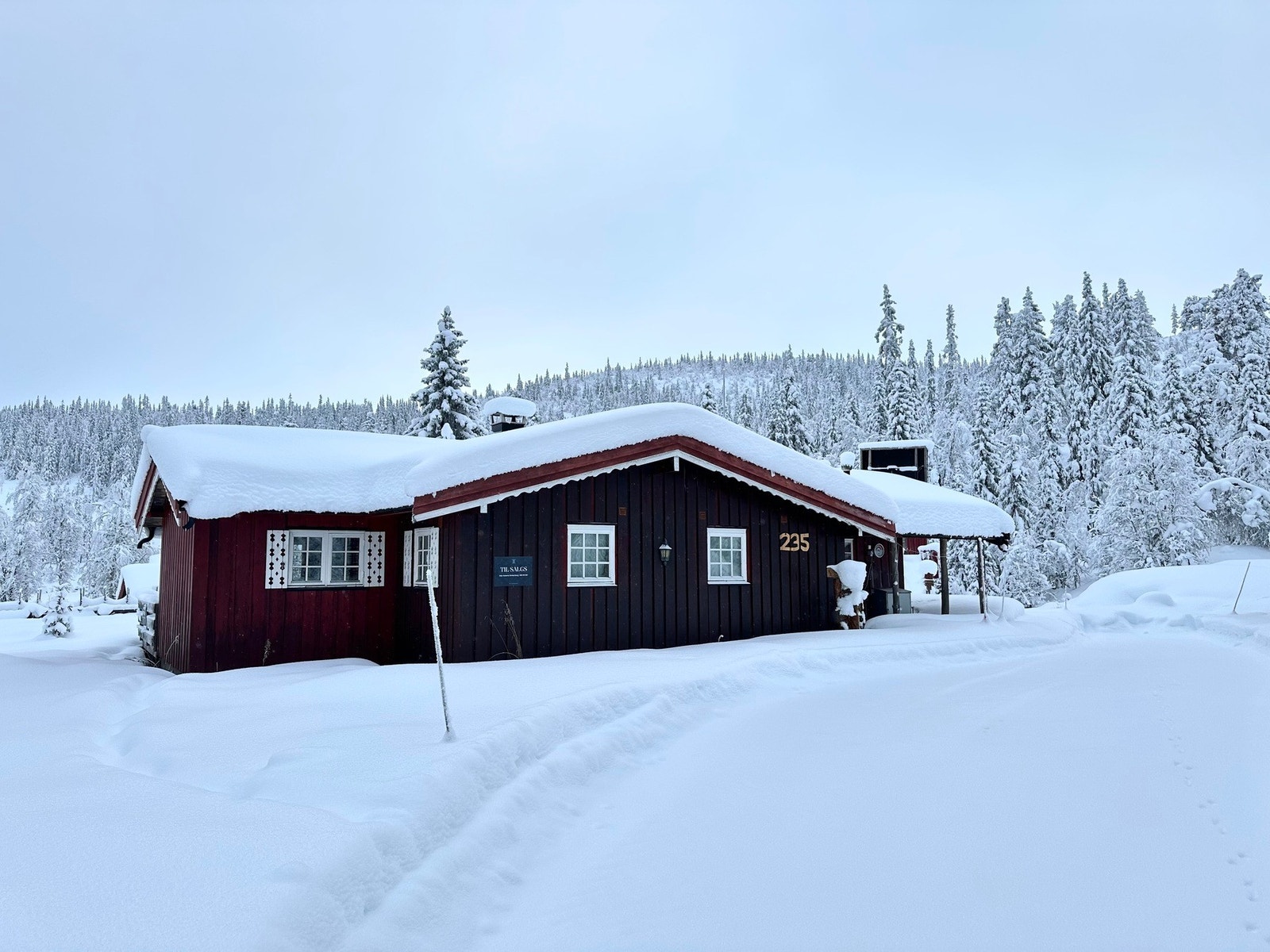 Området kan by på gode muligheter for vinteraktiviteter som langrenn. Galleribilde