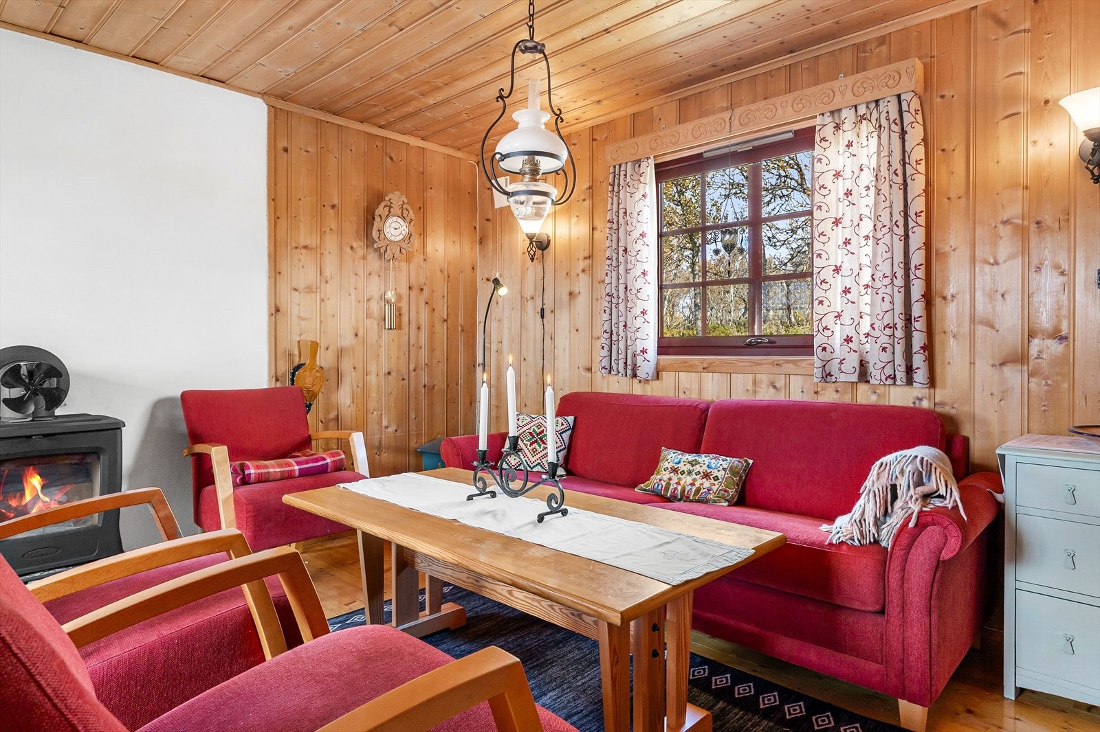 Vedovn sørger for god varme på de kaldeste dagene. Galleribilde