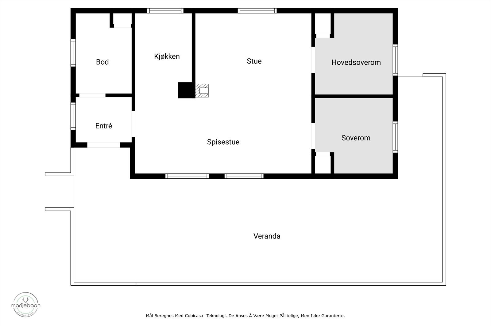Plantegning Galleribilde