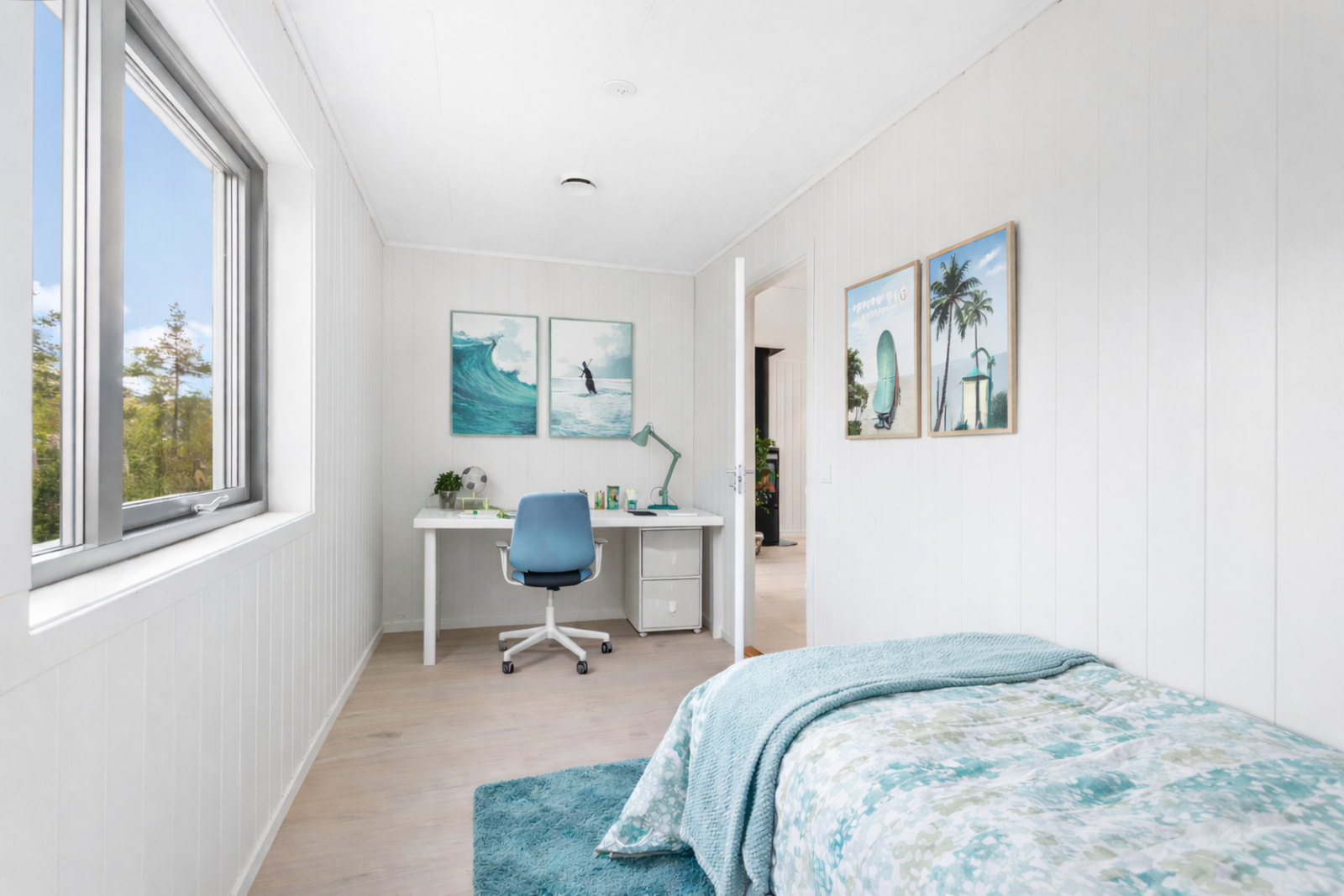 Soverom III. Bildet er redigert med KI. Galleribilde