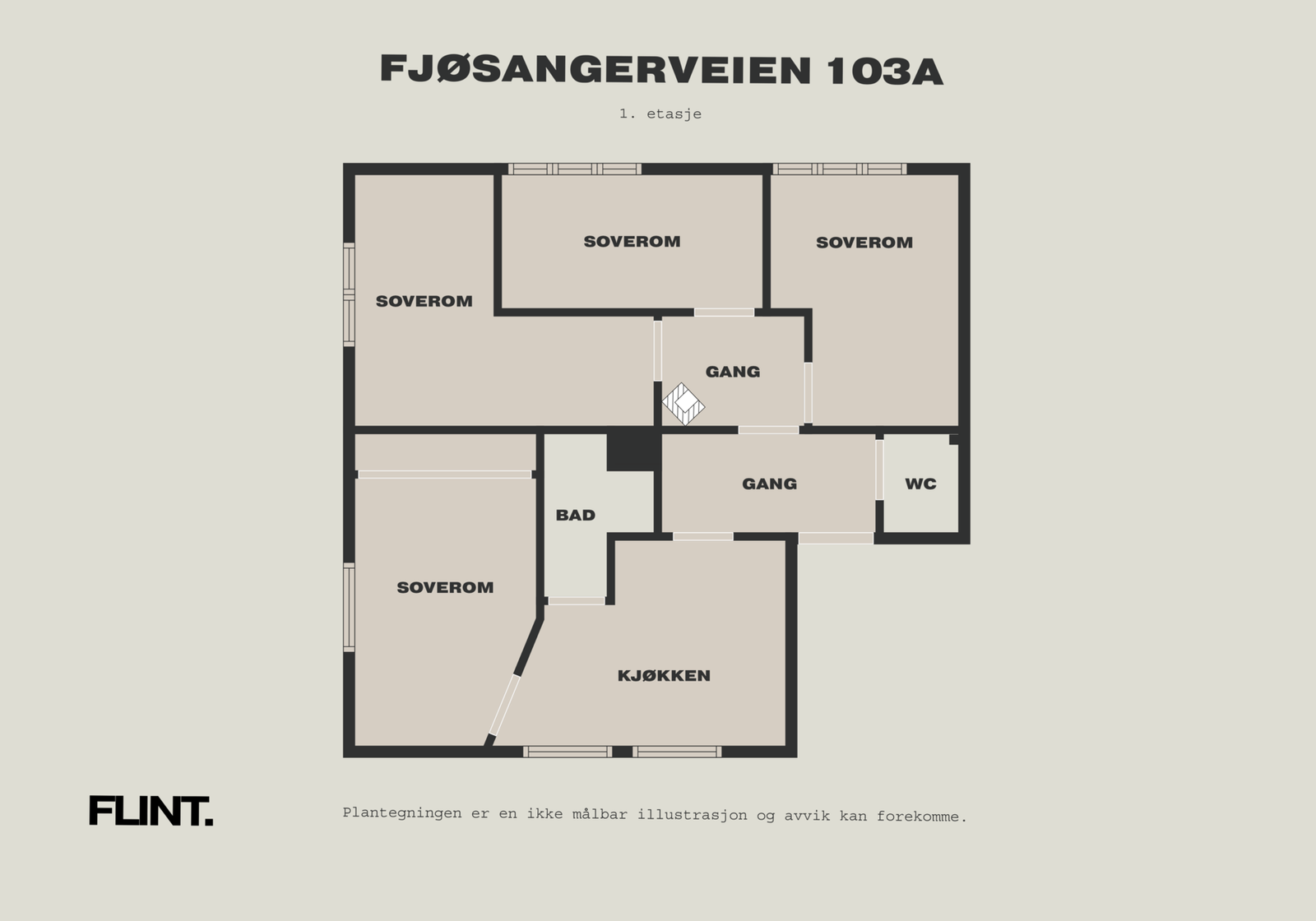 1.etasje - Fjøsangerveien 103A Galleribilde