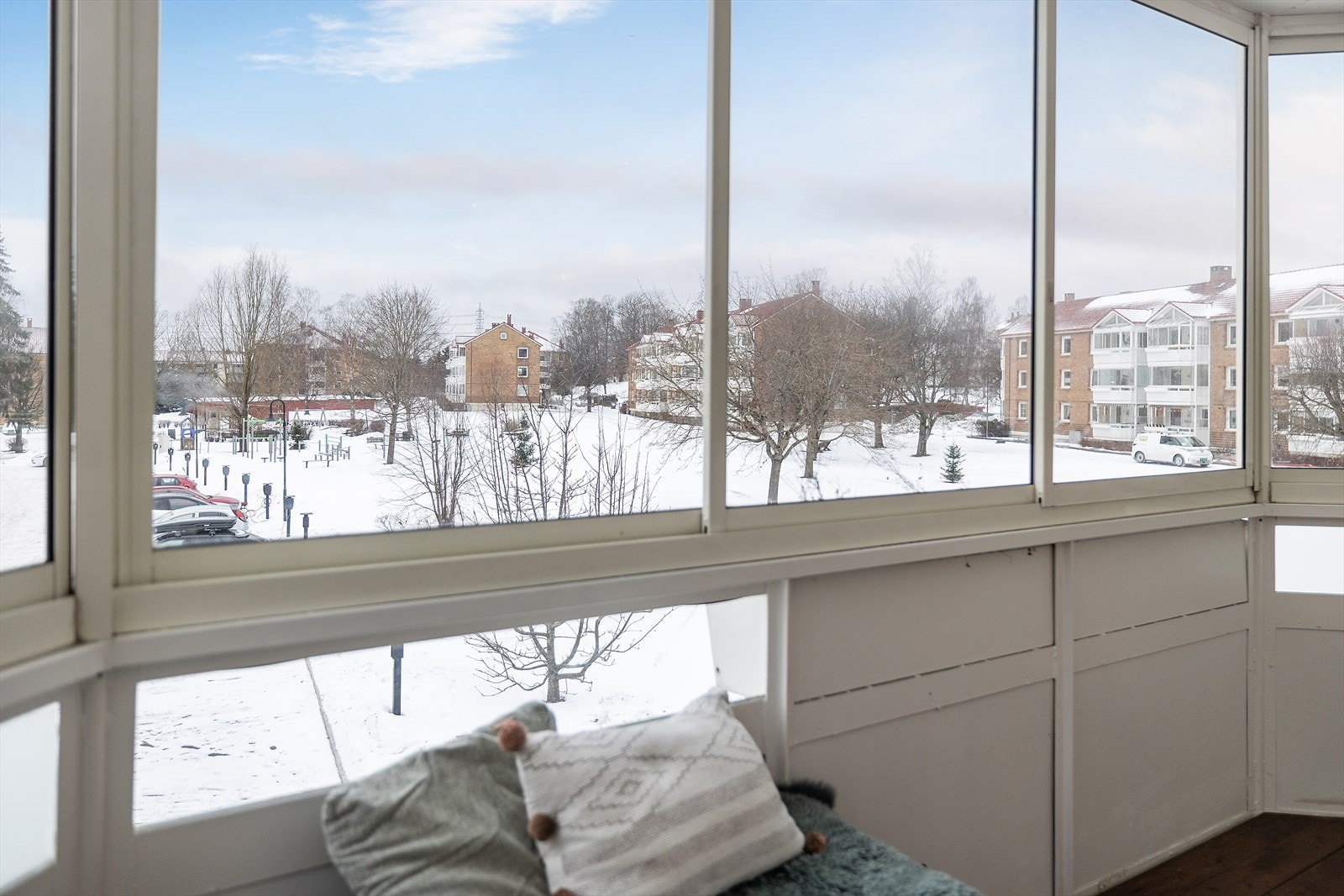 Utsyn fra balkongen. Galleribilde