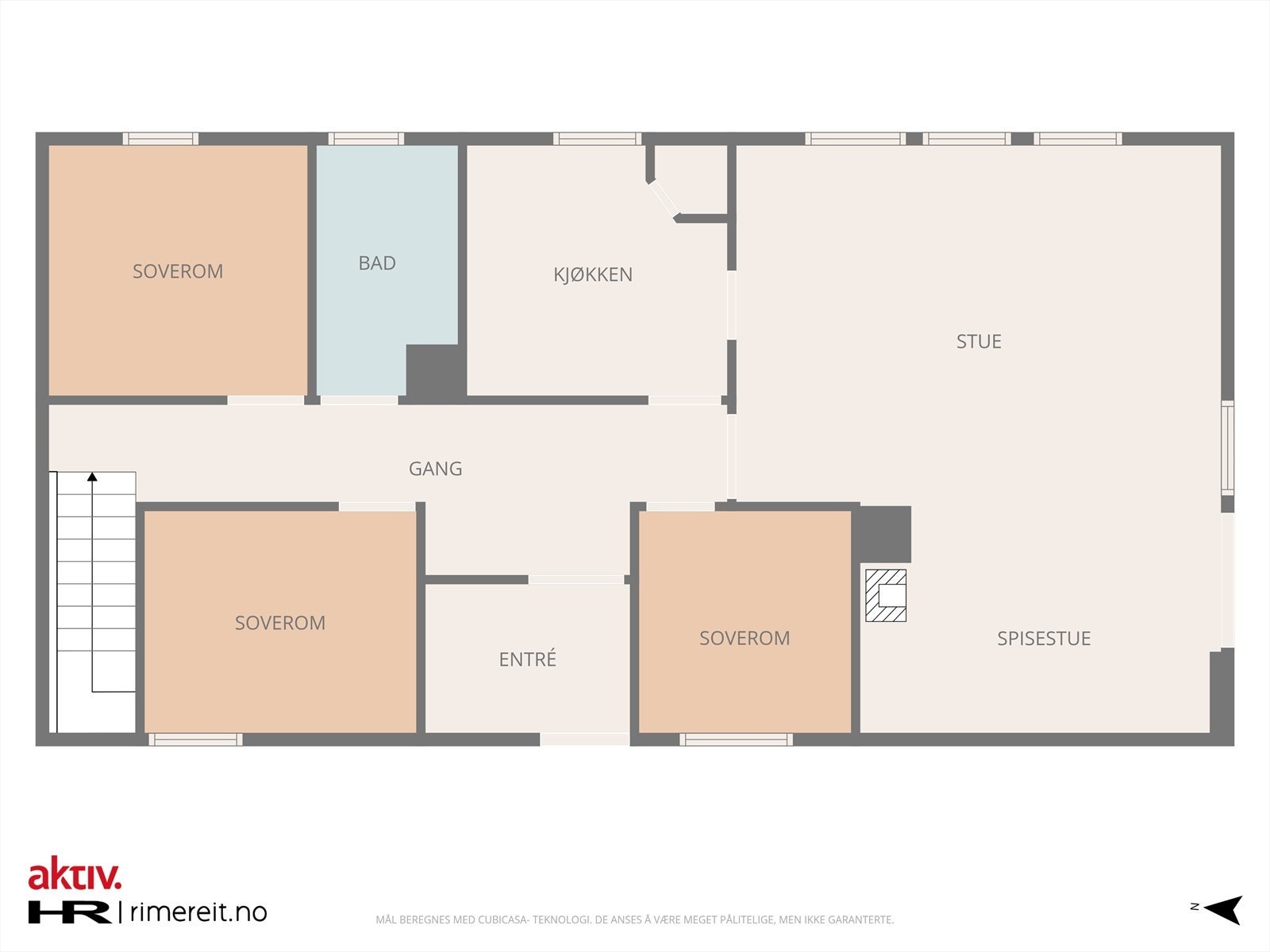 Planløsning 1.etg. Galleribilde