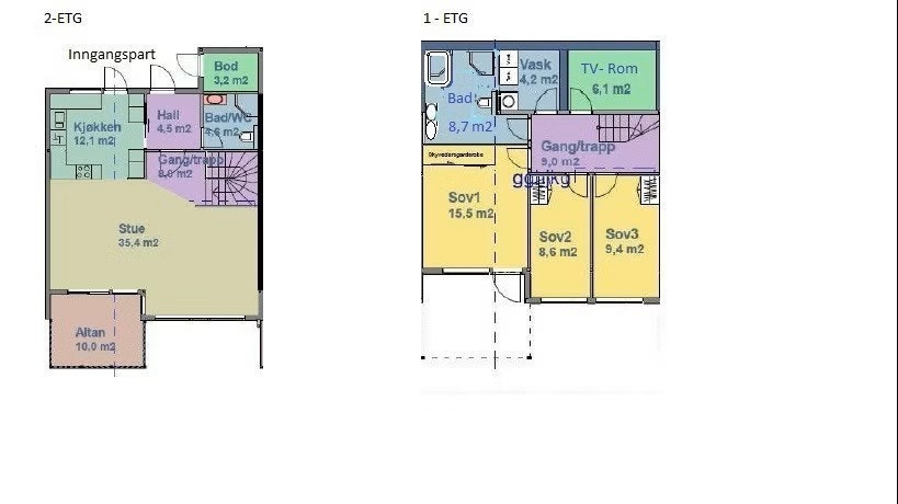 Plantegning. Galleribilde