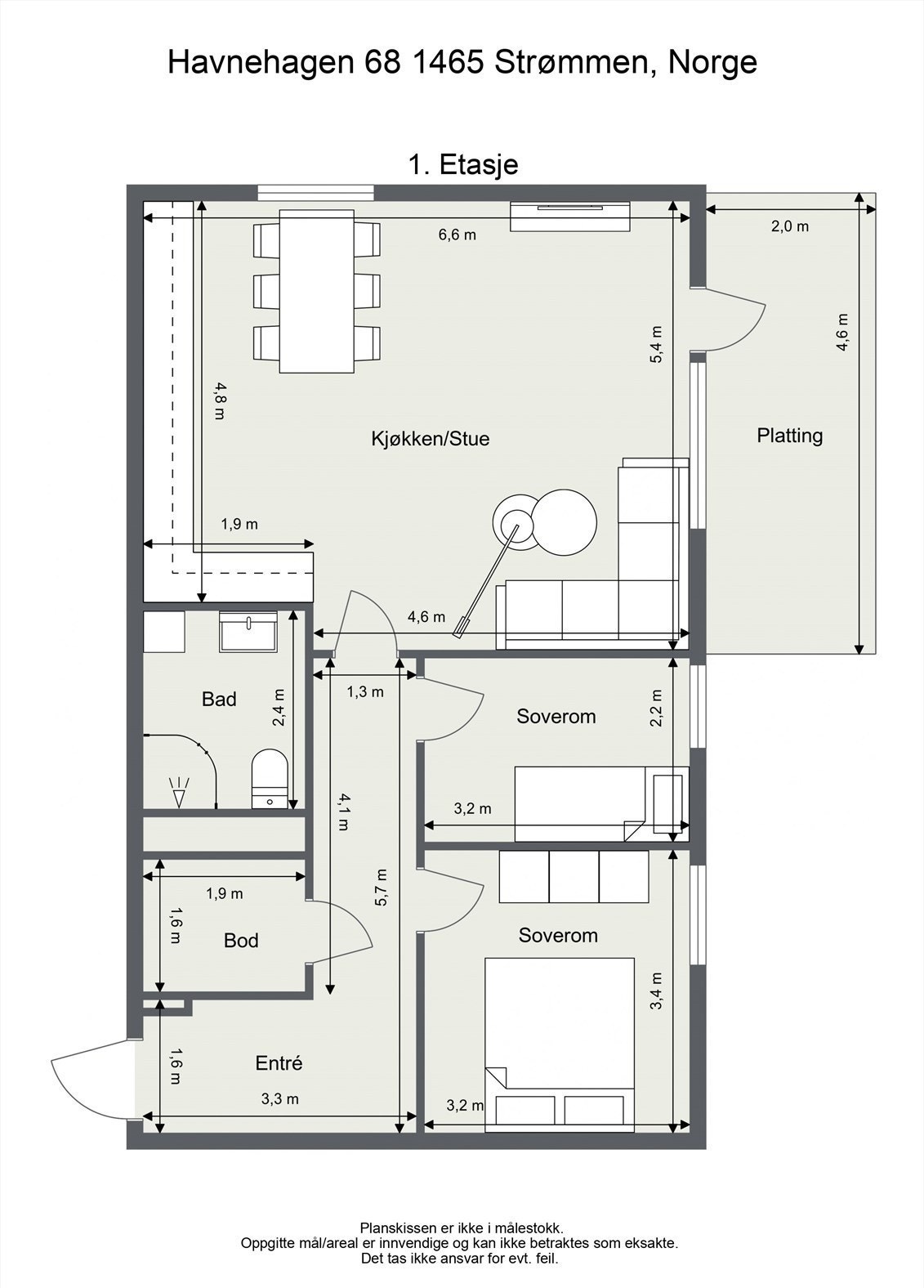 Plantegning Galleribilde