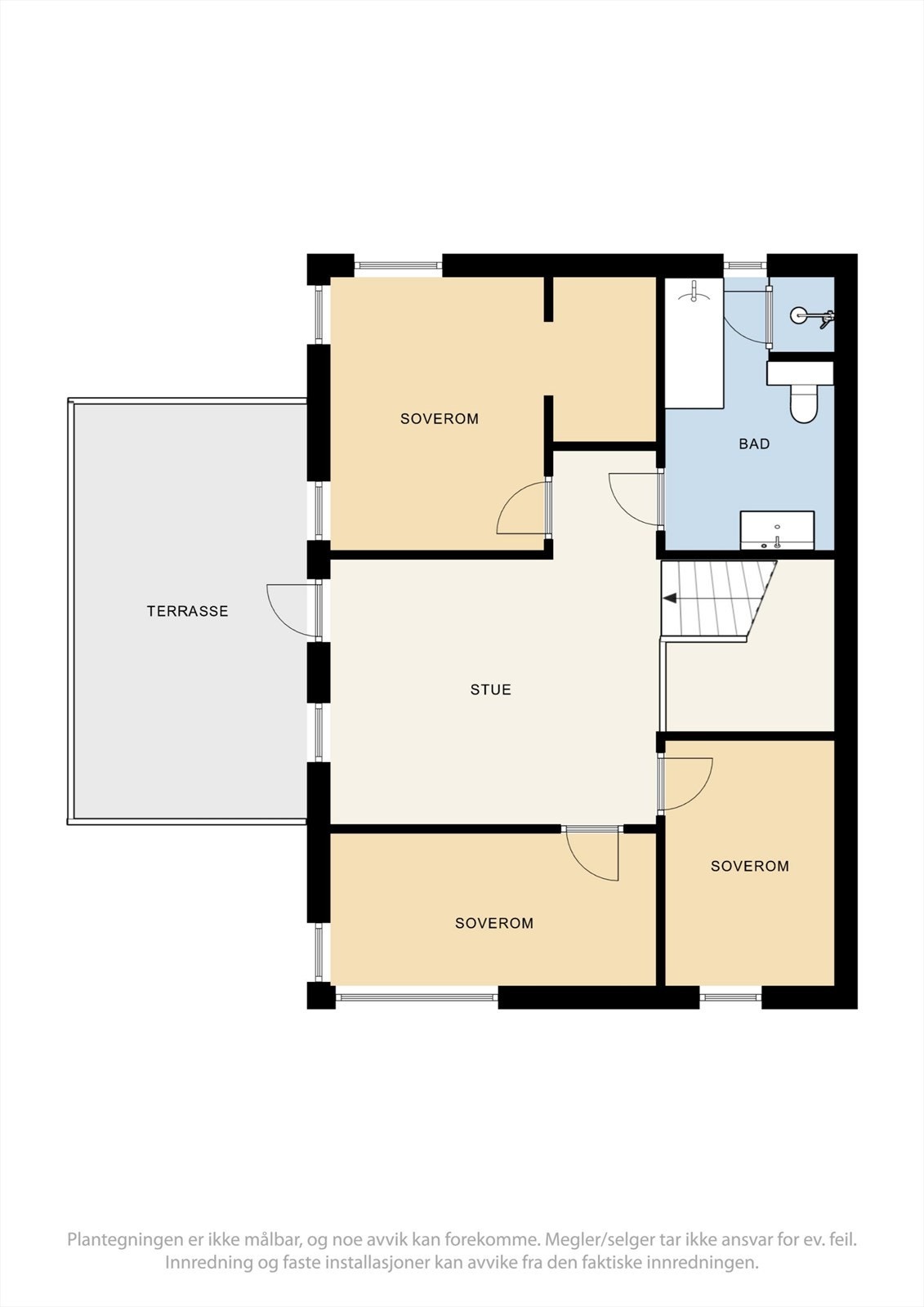 Plantegning 2. etasje Galleribilde