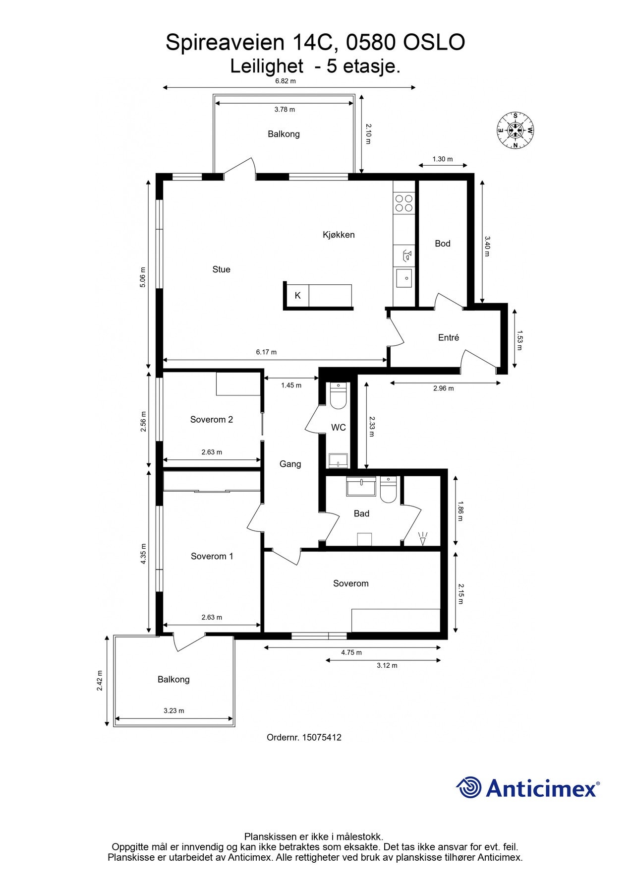 Plantegning. Galleribilde