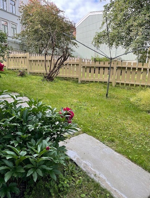 Hage på baksiden av bygget Galleribilde