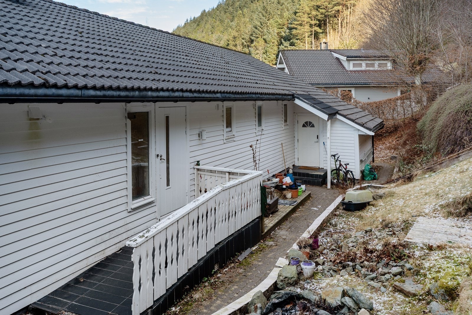 Inngangsparti i hovedetasjen Galleribilde