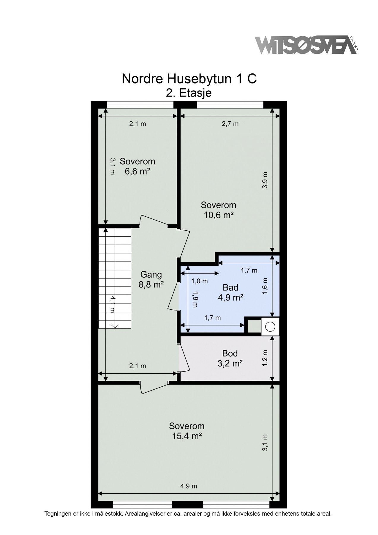 Planskisse 2.etasje Galleribilde