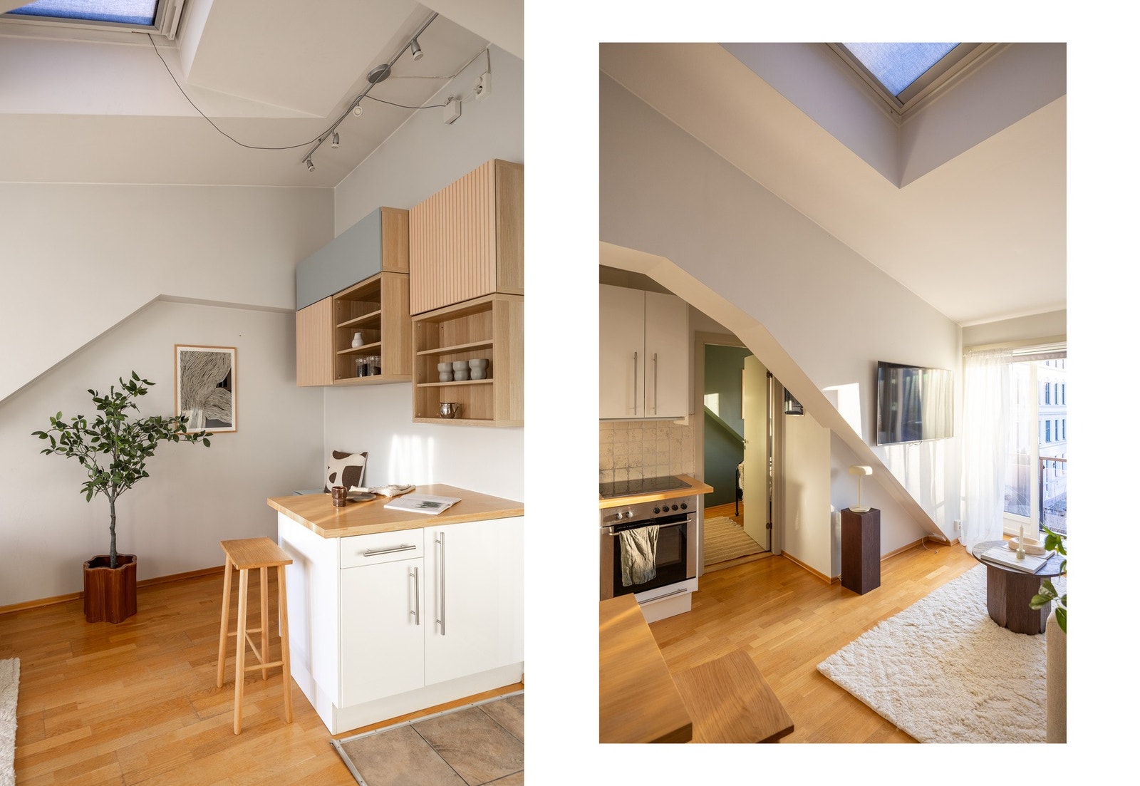 Gulvarealet er 27 kvm. Galleribilde