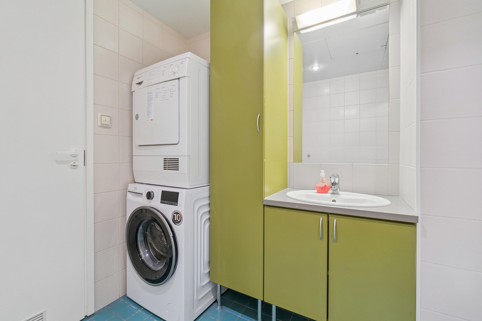 Her er det også opplegg for vaskemaskin og tørketrommel. Galleribilde