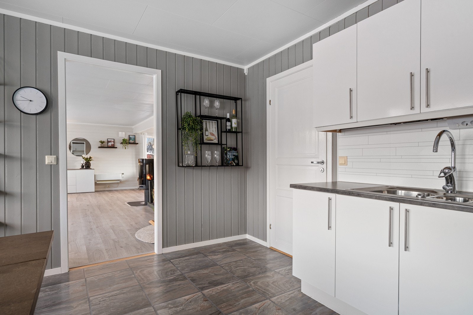 Stort og lyst kjøkken