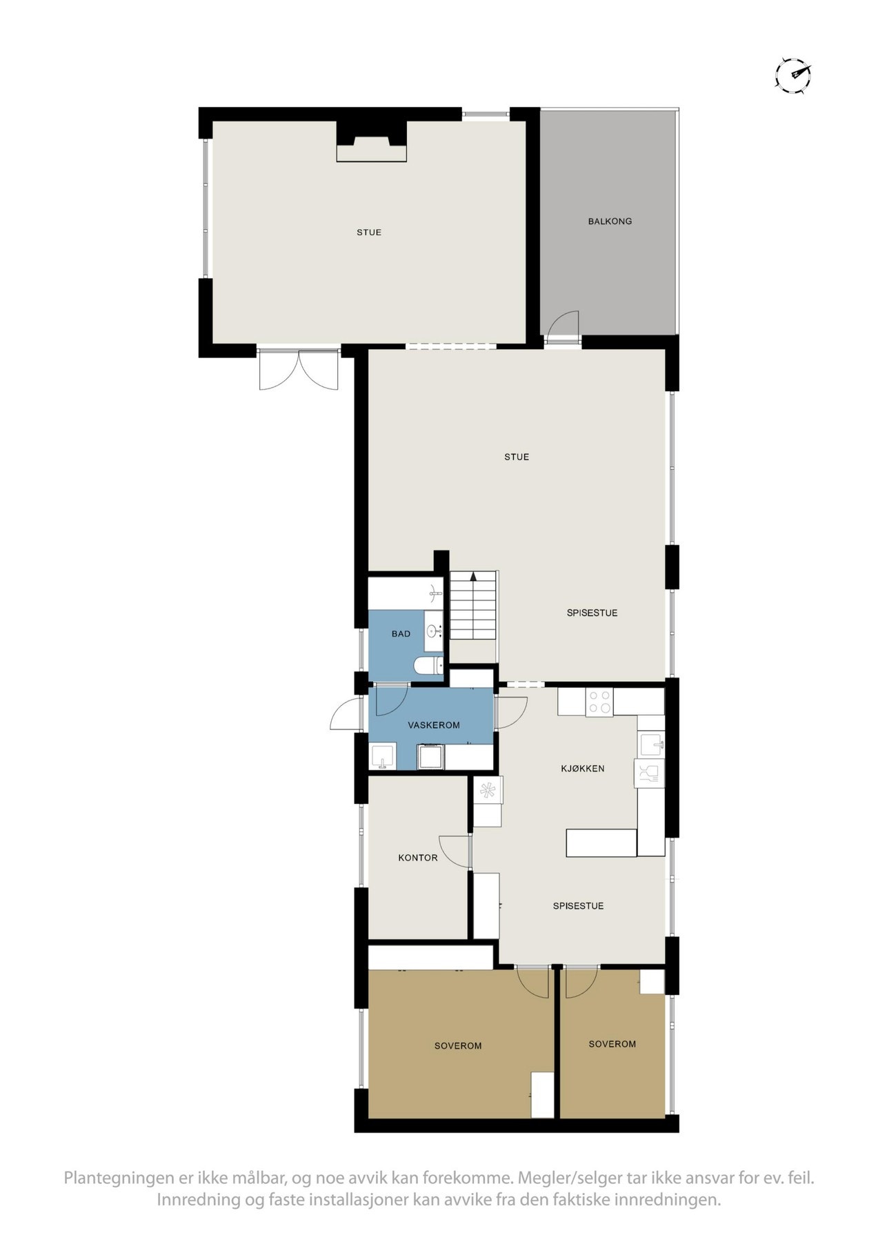 Plantegninger av 1.etasjen. Galleribilde