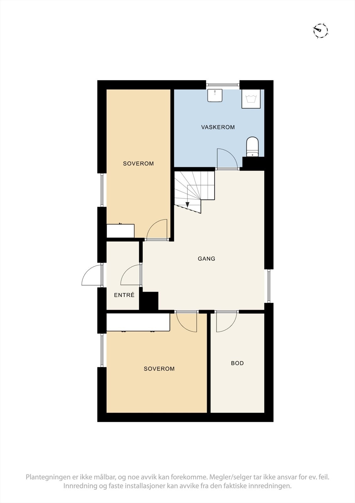 Plantegning kjeller - Romsdalveien 115. Galleribilde