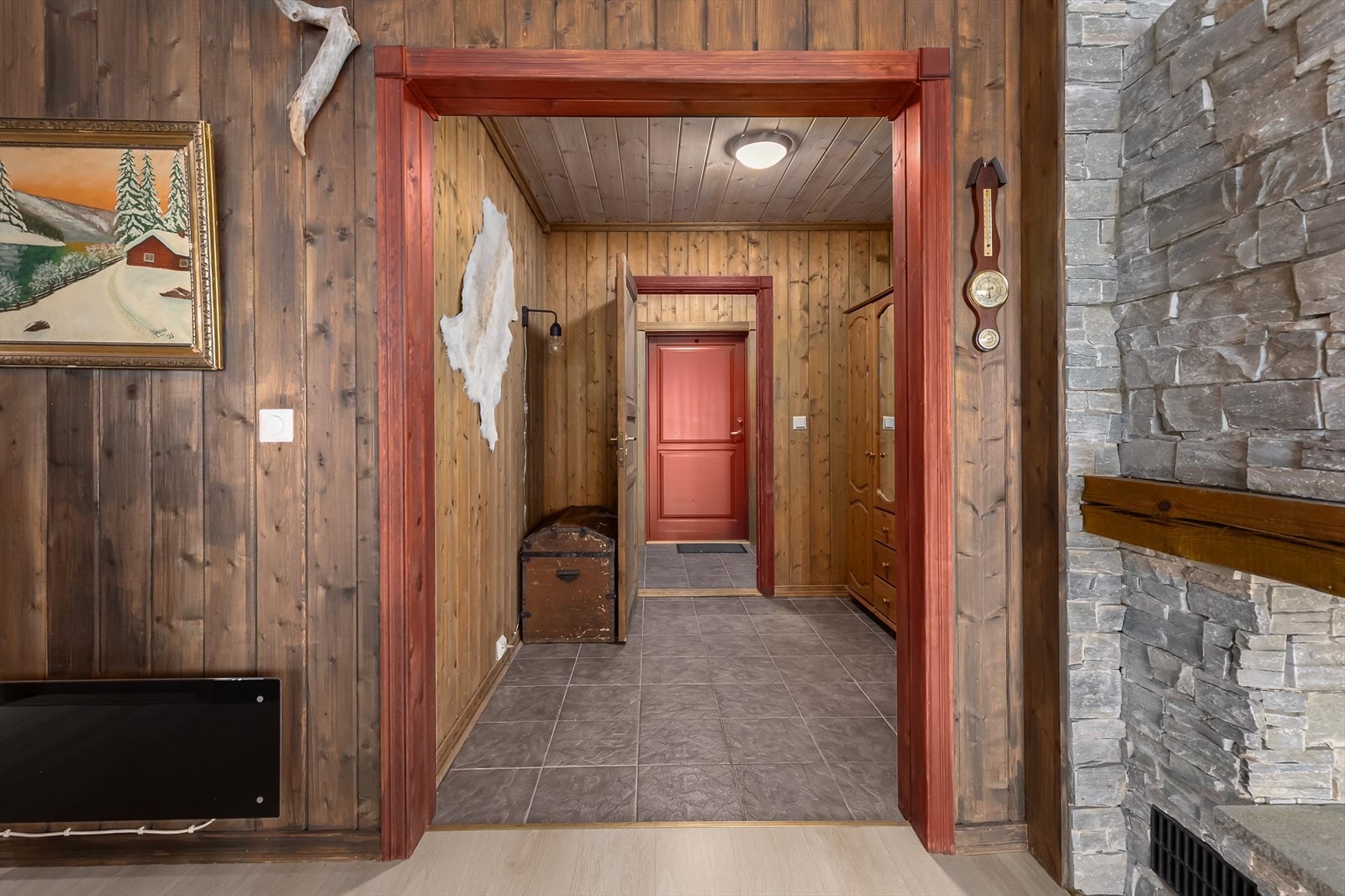 Pent inngangsparti. Galleribilde