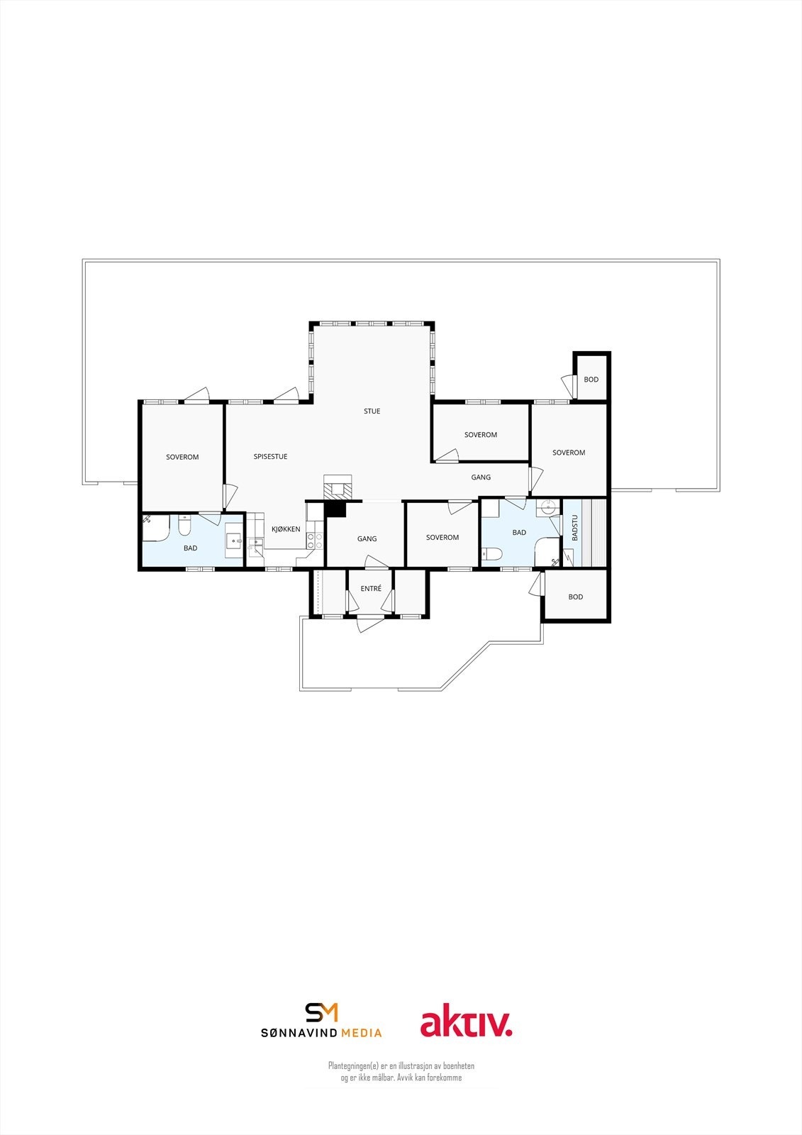 Plantegning. Galleribilde