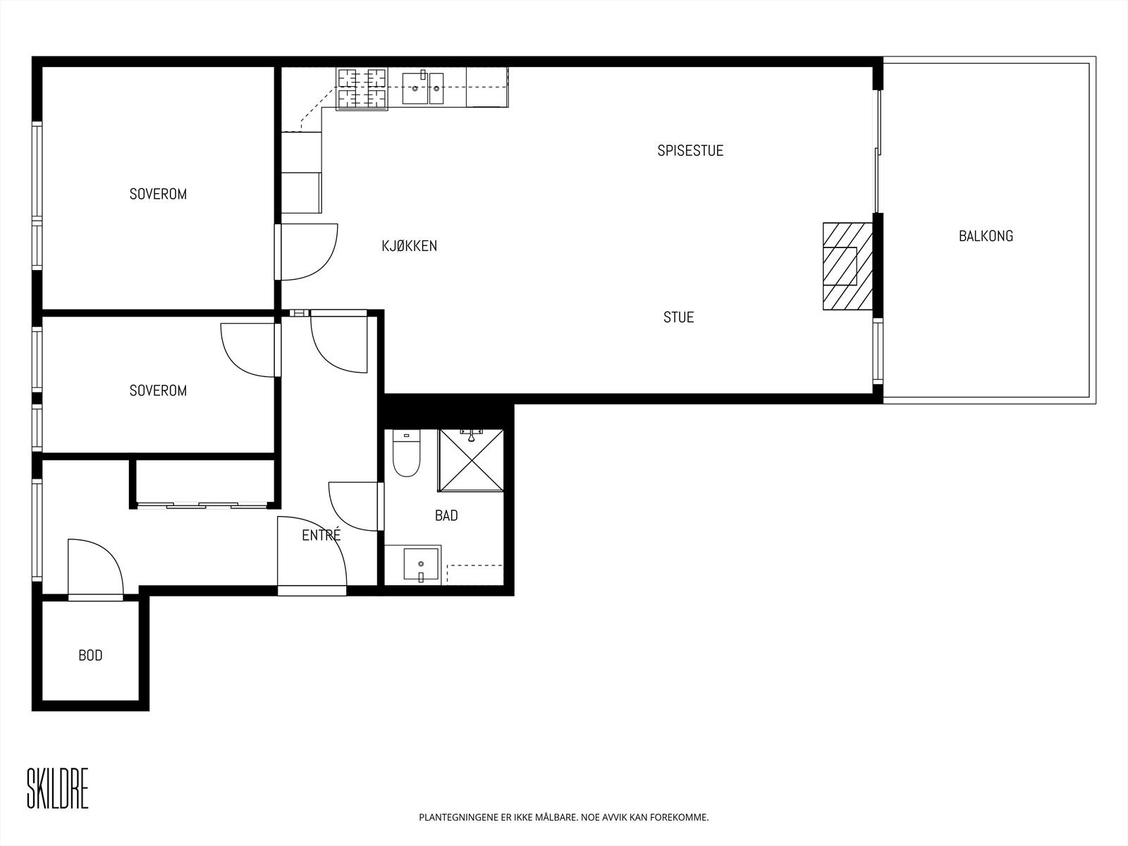 Plantegning. Galleribilde