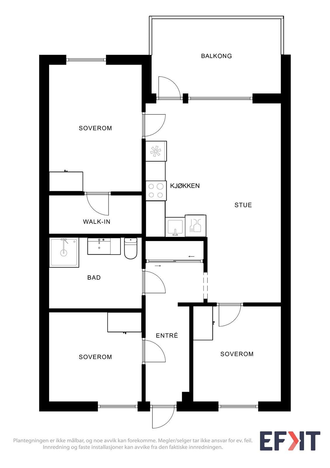 Plantegning Galleribilde