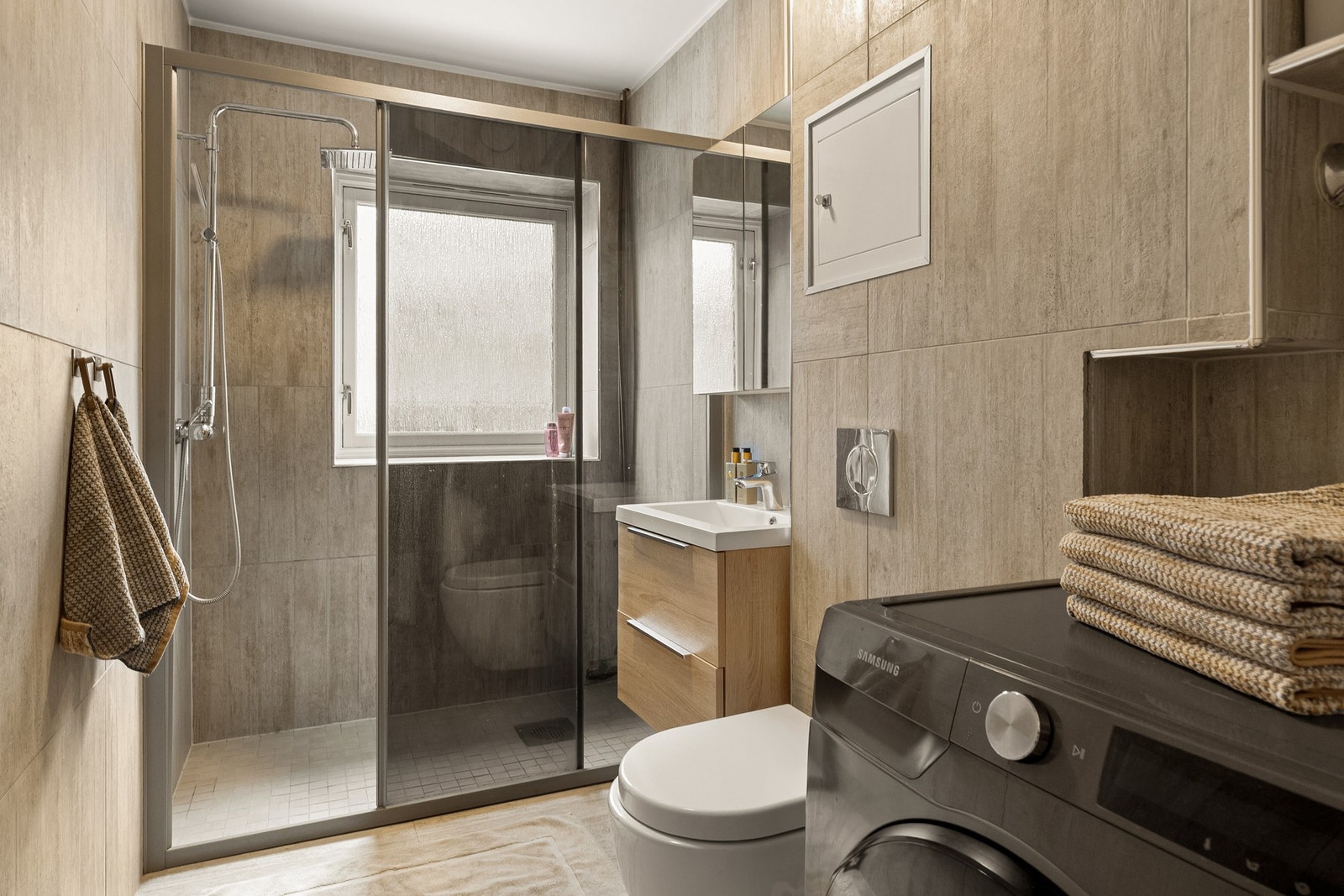 Badet ble overflateoppusset i 2016, av 'Modul Anlegg AS' ifølge eier. Galleribilde