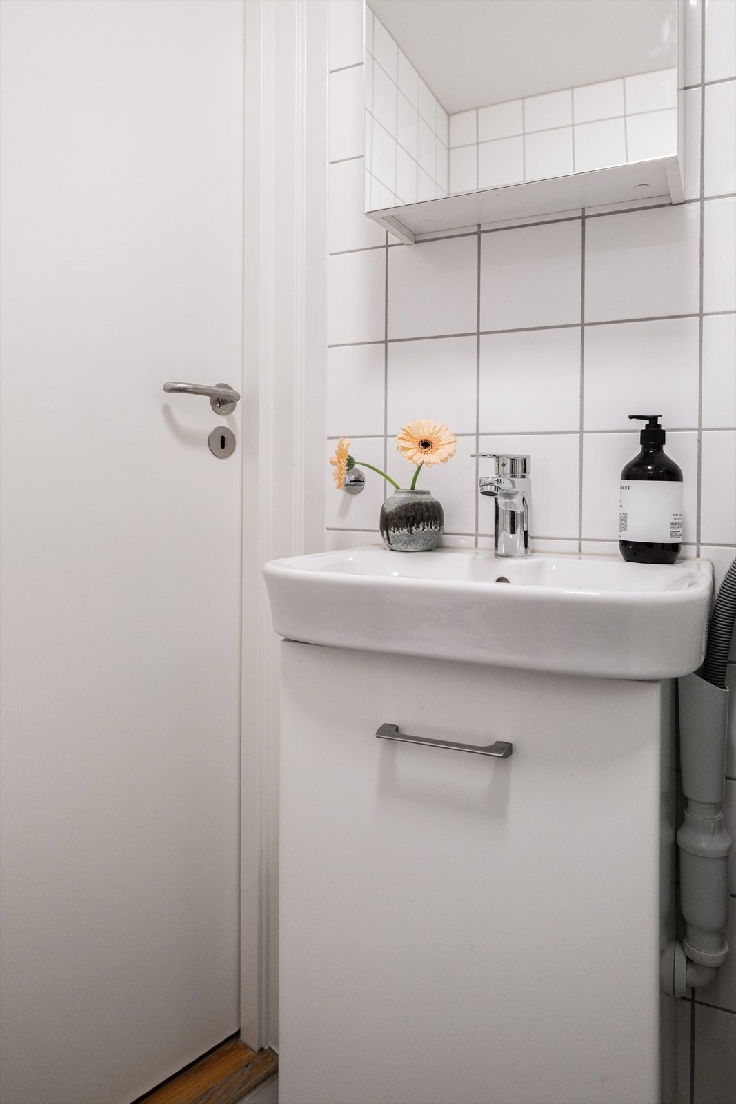 Det er opplegg for vaskemaskin. Galleribilde