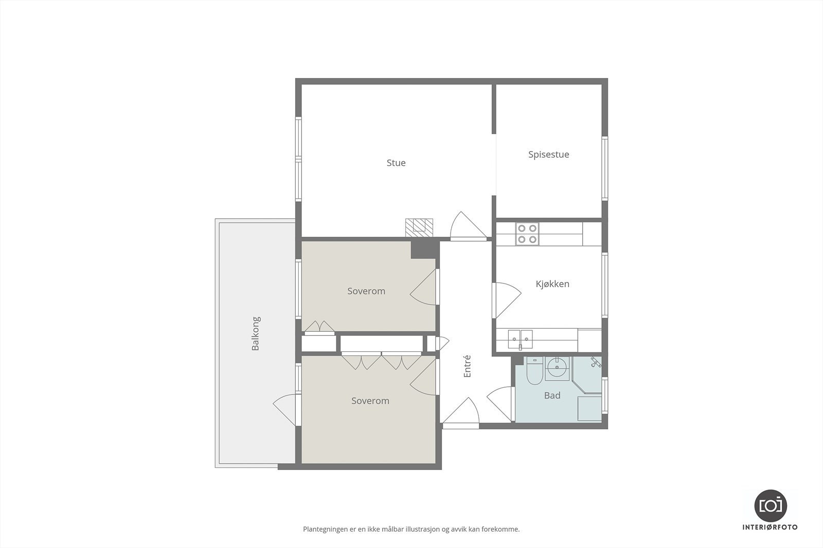 Plantegning Galleribilde