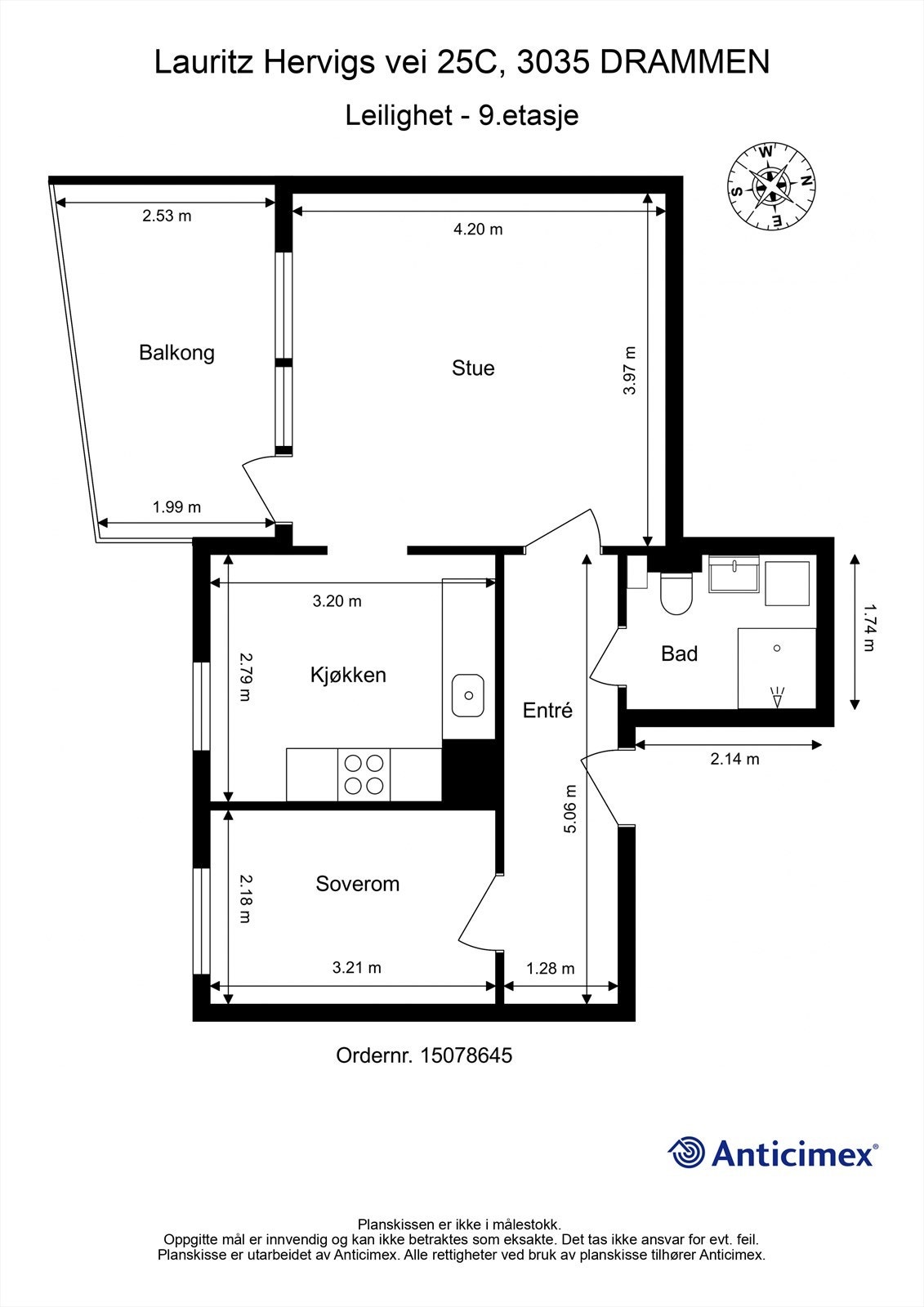 Plantegning Galleribilde