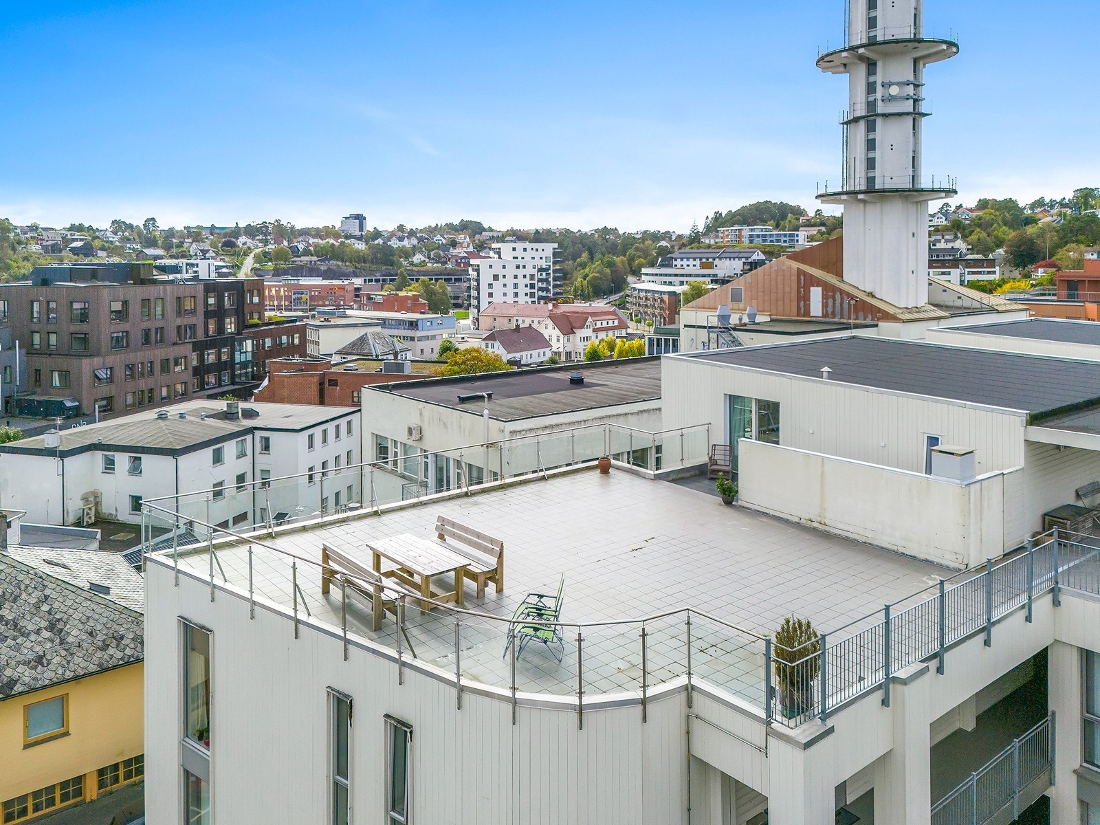 Felles takterrasse Galleribilde