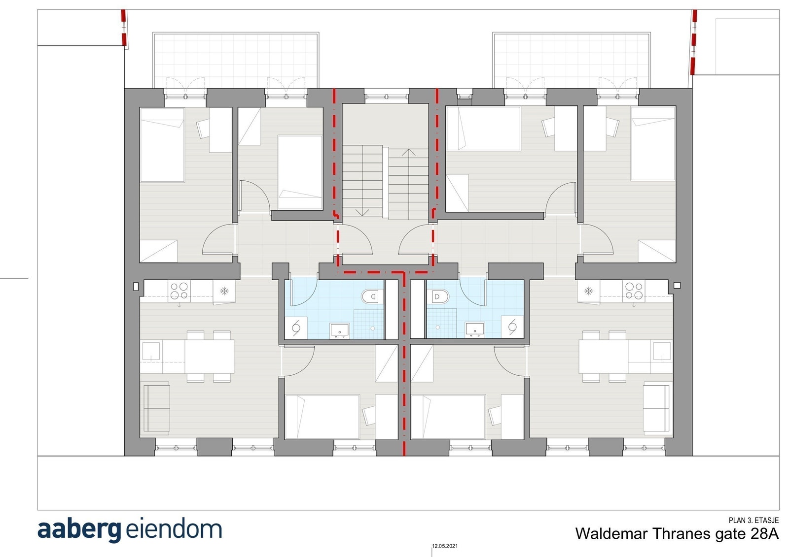 Plantegning Galleribilde