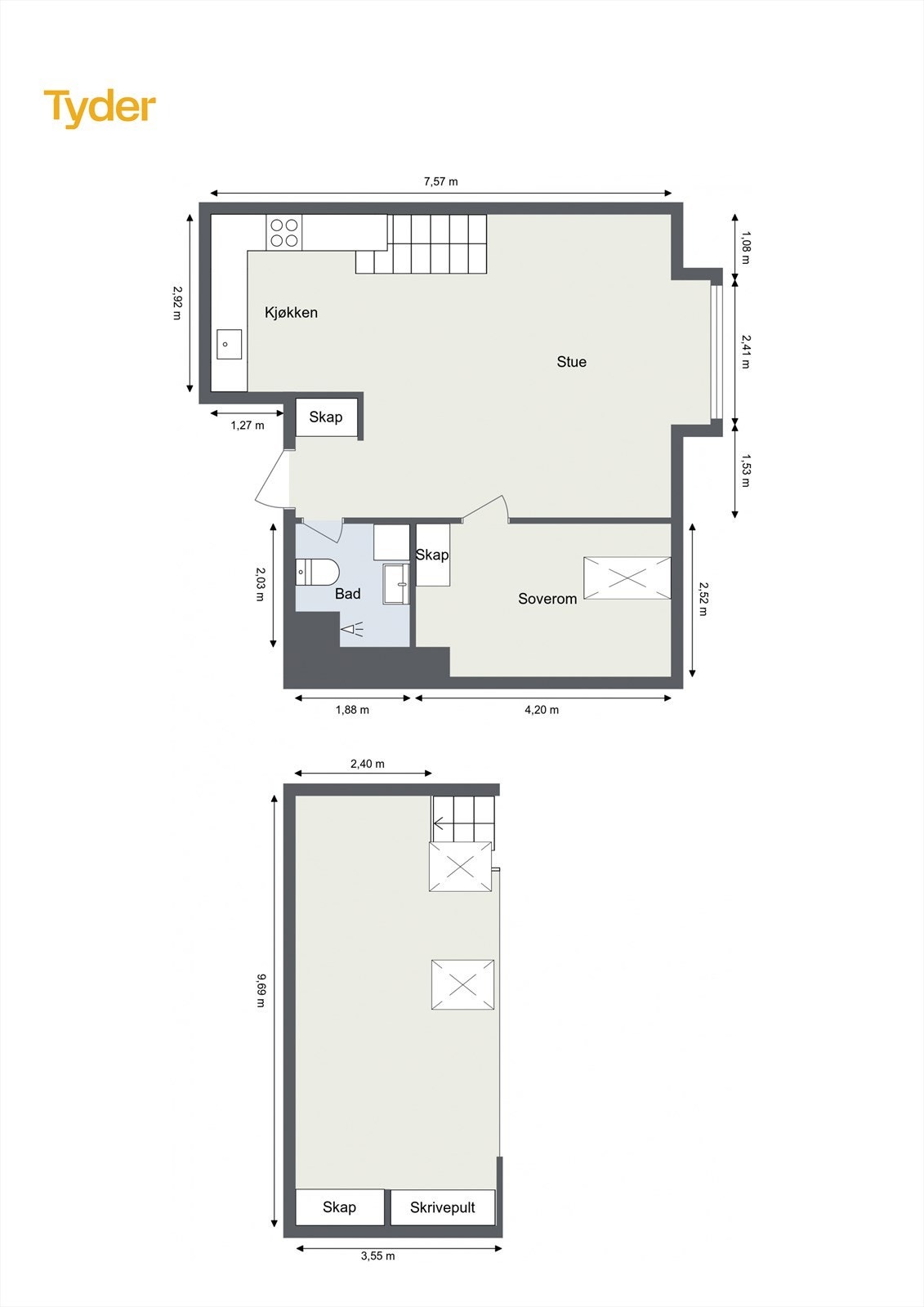 Plantegning. Galleribilde