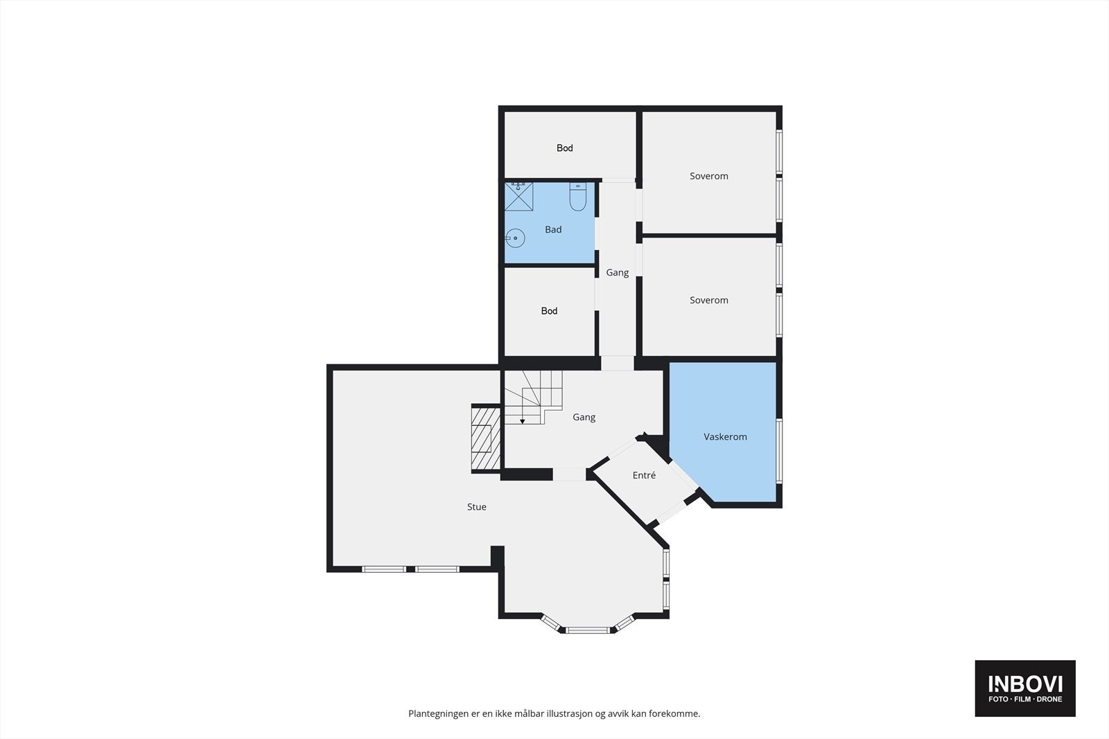 Plantegning Galleribilde