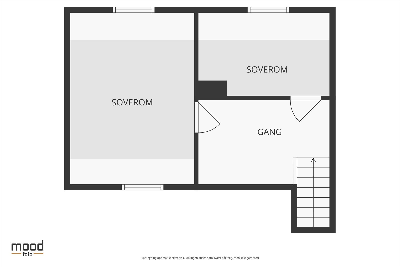 Planskisse loft - ikke omsøkt/godkjent som oppholdsareal Galleribilde
