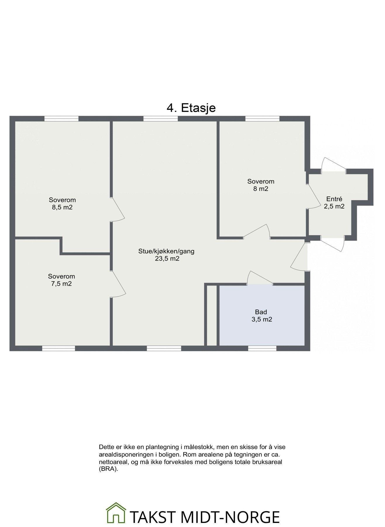 Planskisse Galleribilde