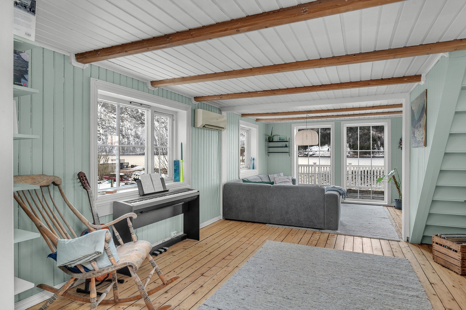 Boligen består av to hus fra 1924 og 1958 som ble bygd sammen i 2006 Galleribilde