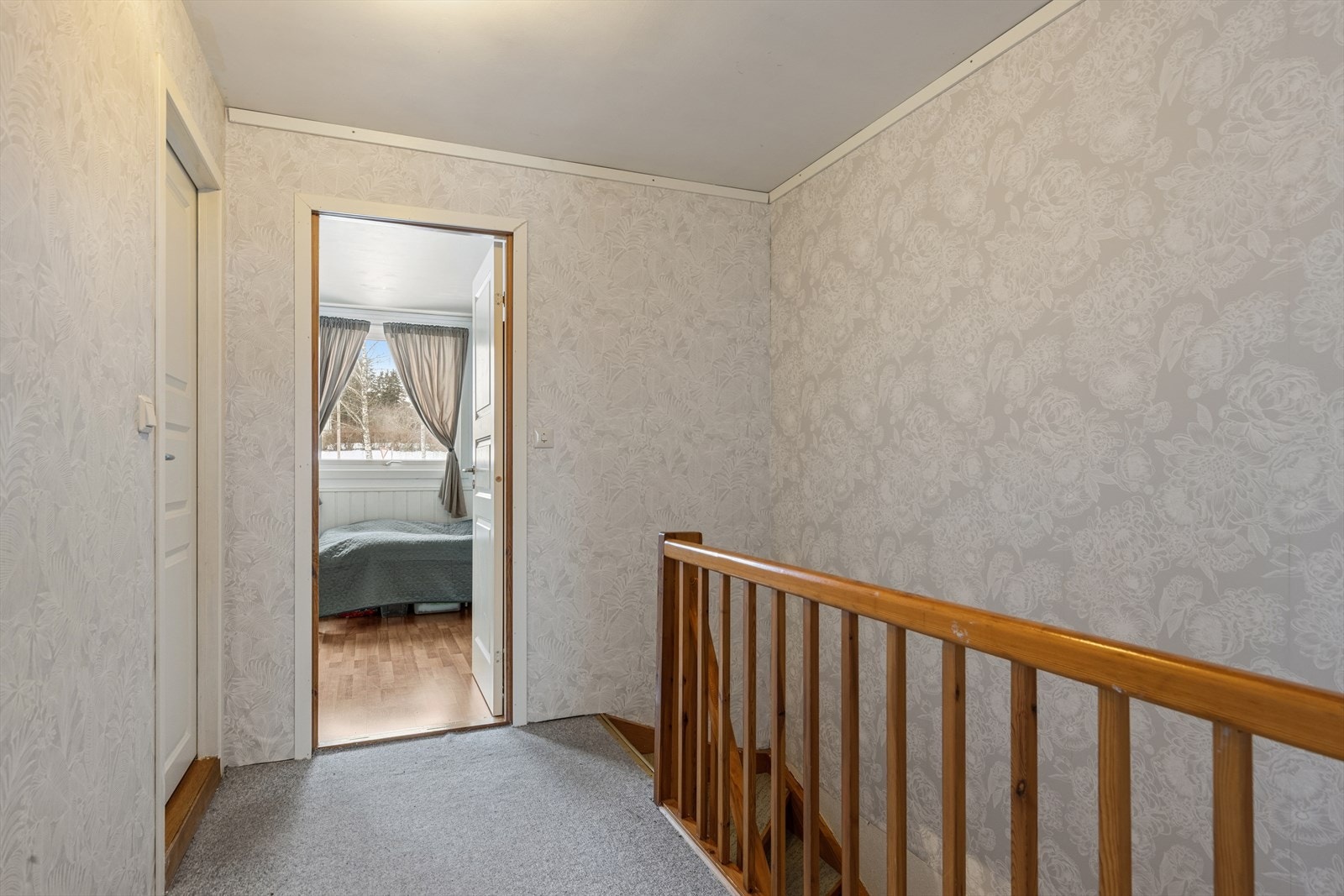 I andre etasje ligger de 3 soverommene samlet Galleribilde