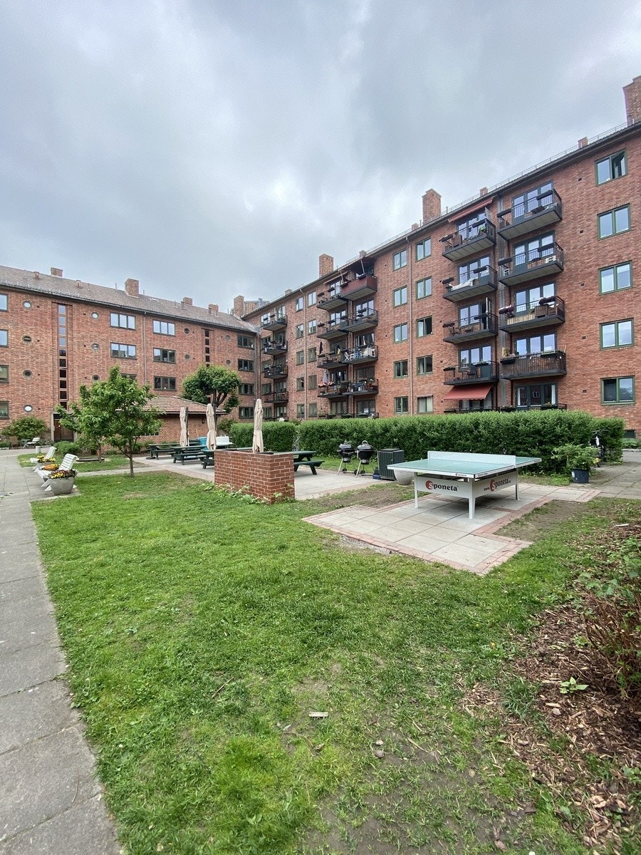 Felles bakgård Galleribilde