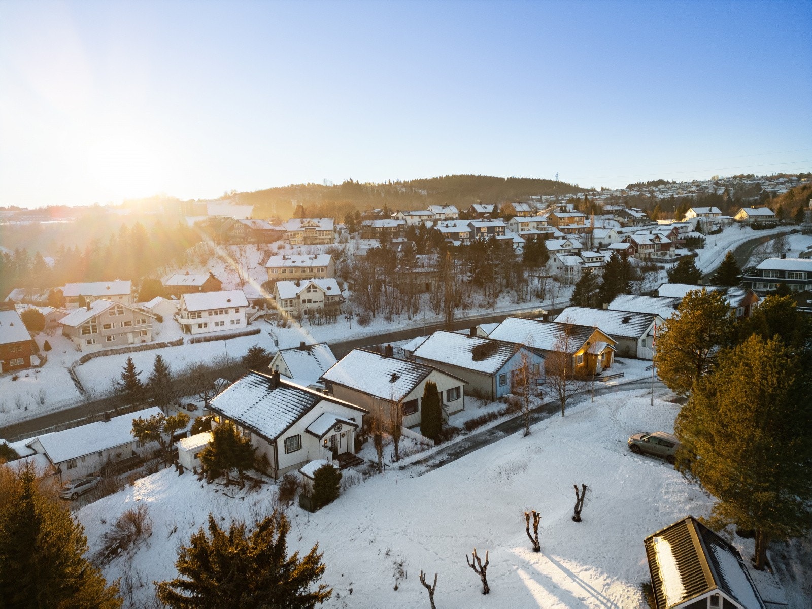 Rydningen ligger ikke langt unna VM-anlegget i Granåsen og bymarka forøvrig. Galleribilde