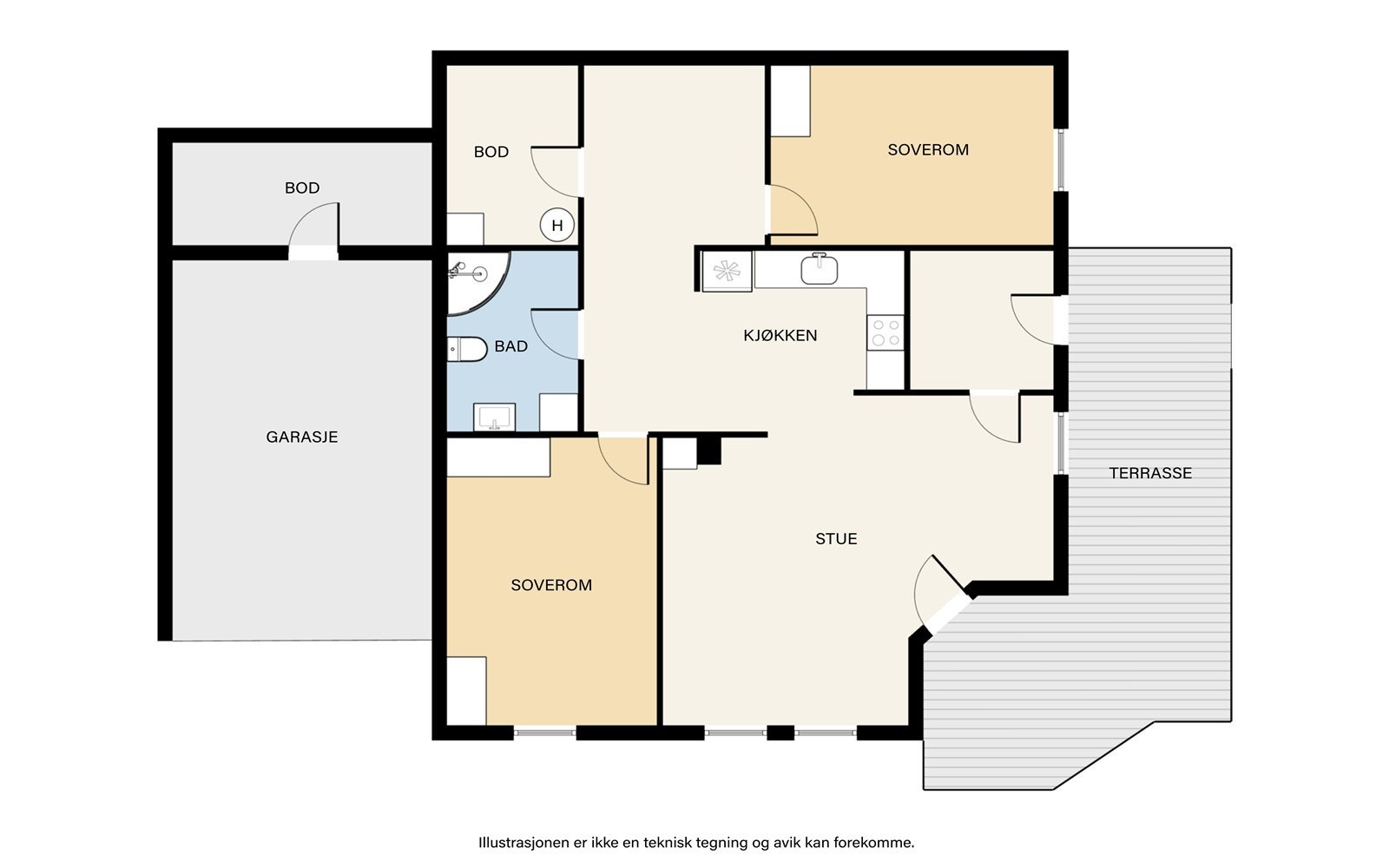 Plantegning. Galleribilde