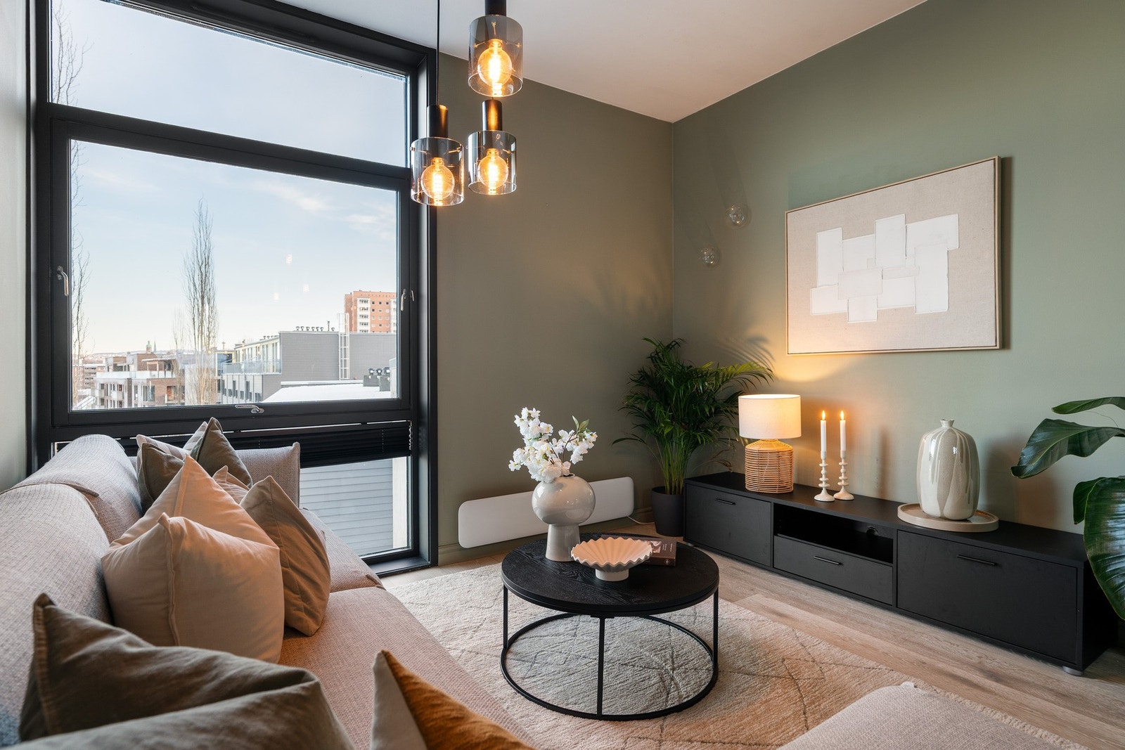 Her har det tidligere vært soverom på 10 kvm. Galleribilde