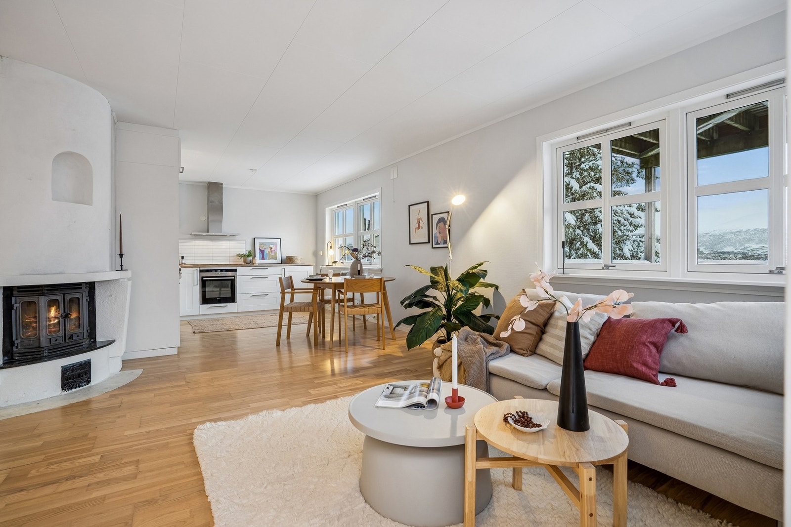 Åpen stue/kjøkkenløsning Galleribilde