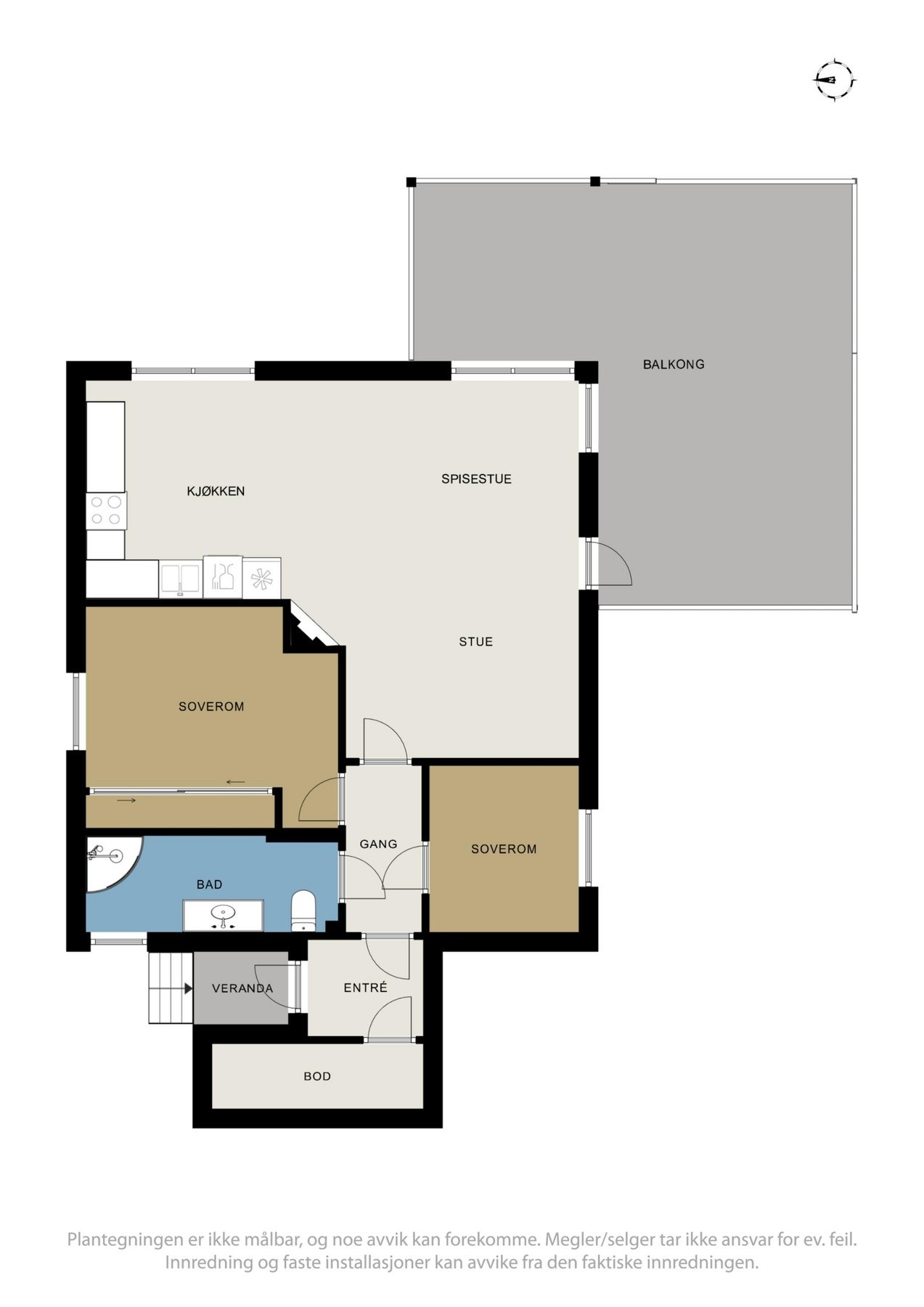 Plantegning Galleribilde