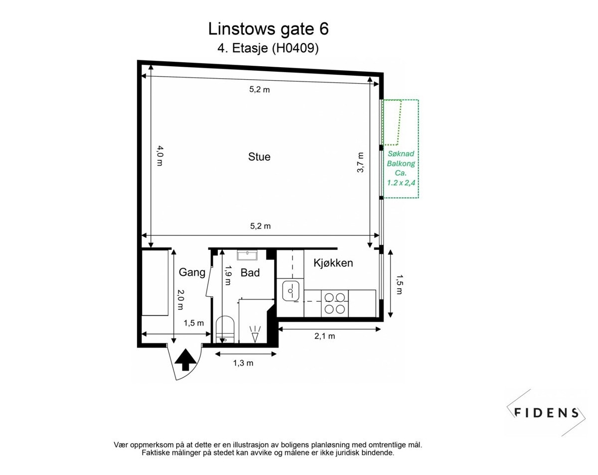 Plantegning for enkel orientering Galleribilde