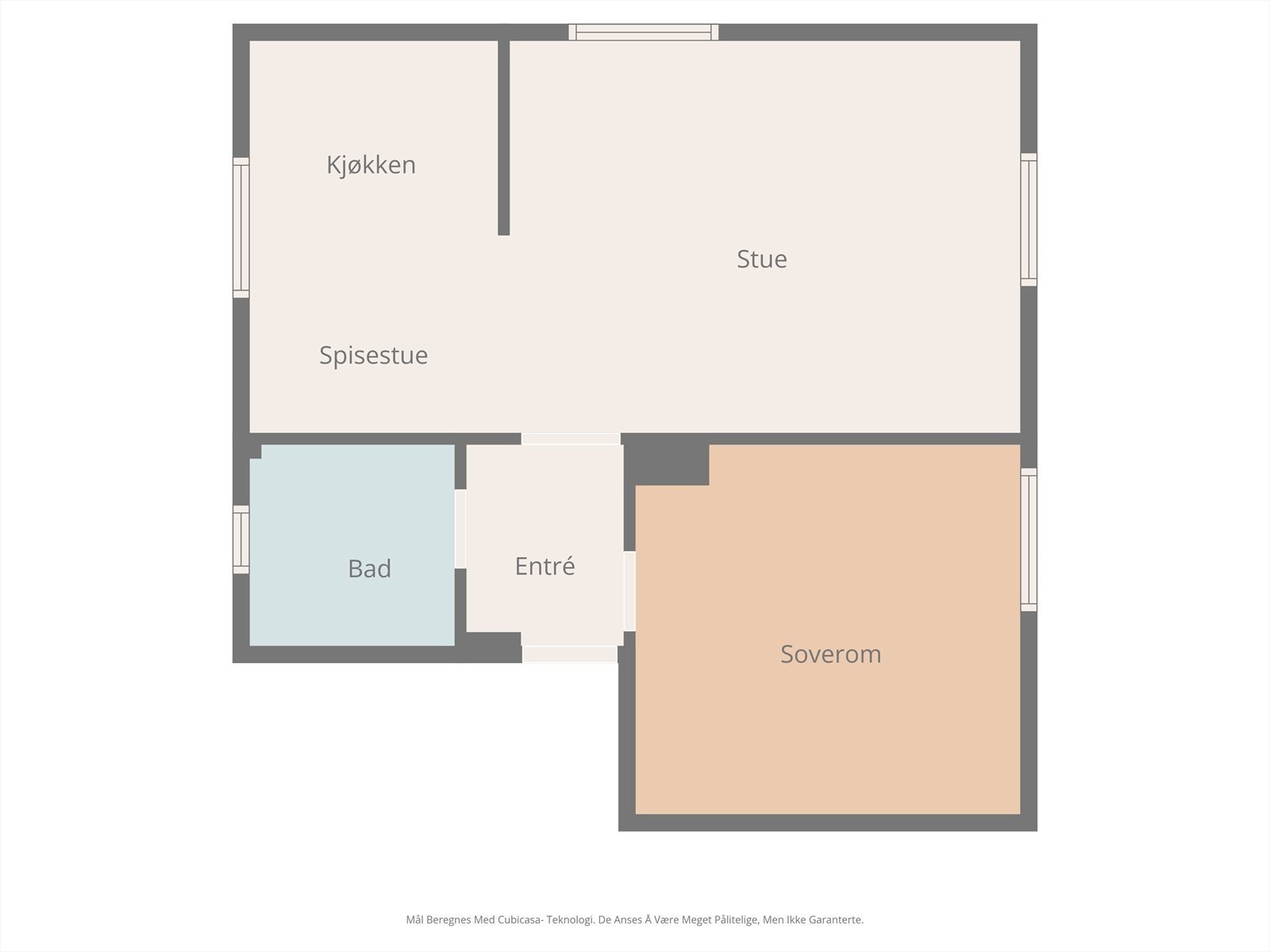 Plantegning Galleribilde