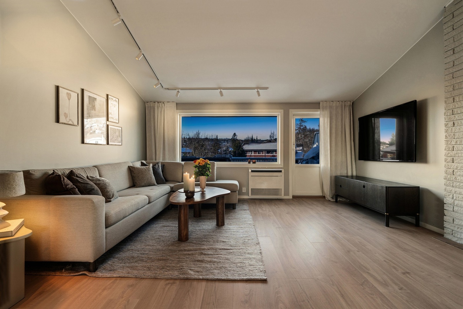 Varmepumpen sørger for energieffektiv oppvarming. Galleribilde