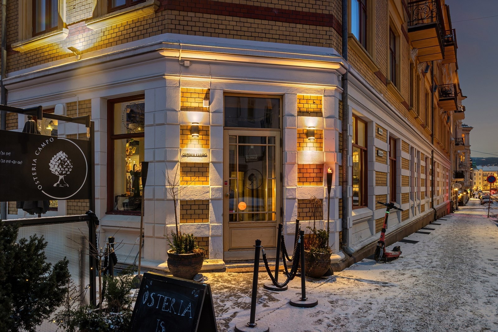 Osteria Campo på Bygdøy allé 53 serverer autentisk romersk mat i en innbydende og varm italiensk atmosfære. Galleribilde