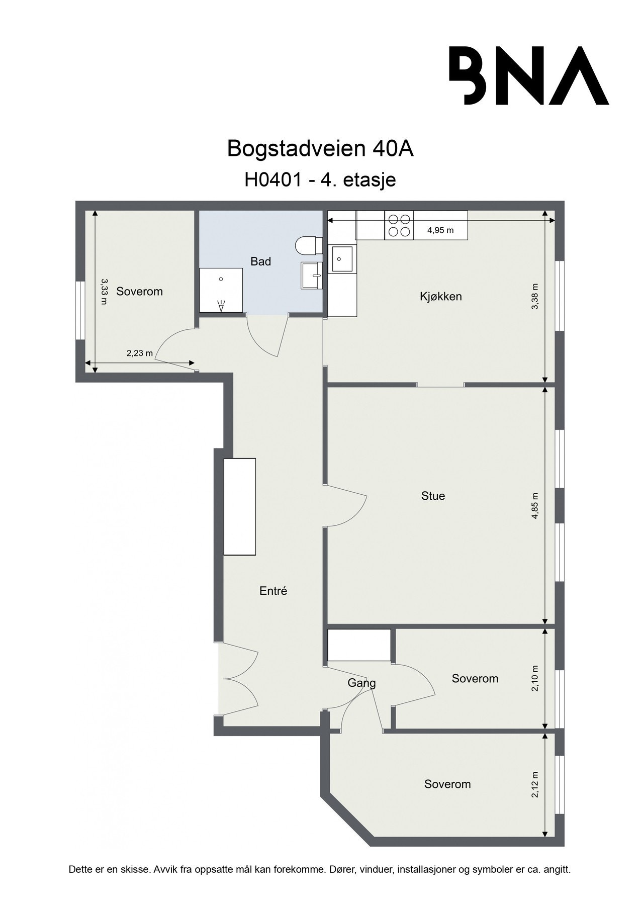 Plantegning Galleribilde