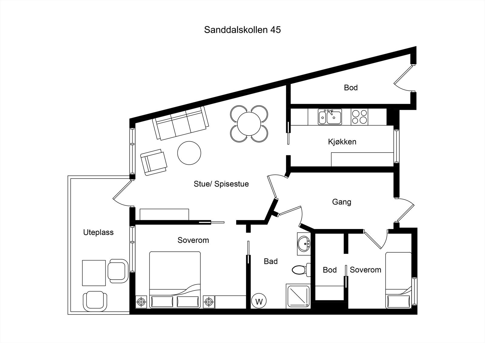 Plantegning Galleribilde